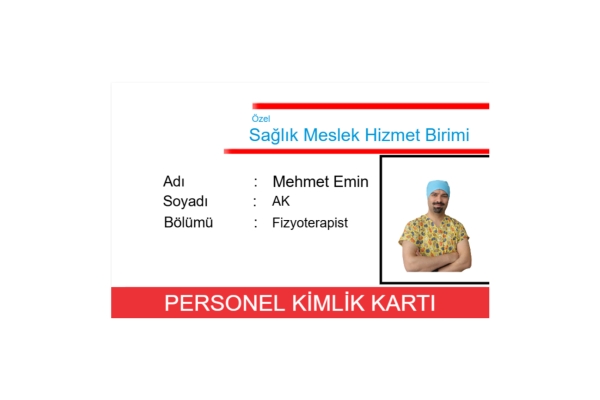 Personel Yaka Kartı + Plastik Kart Koruyucu